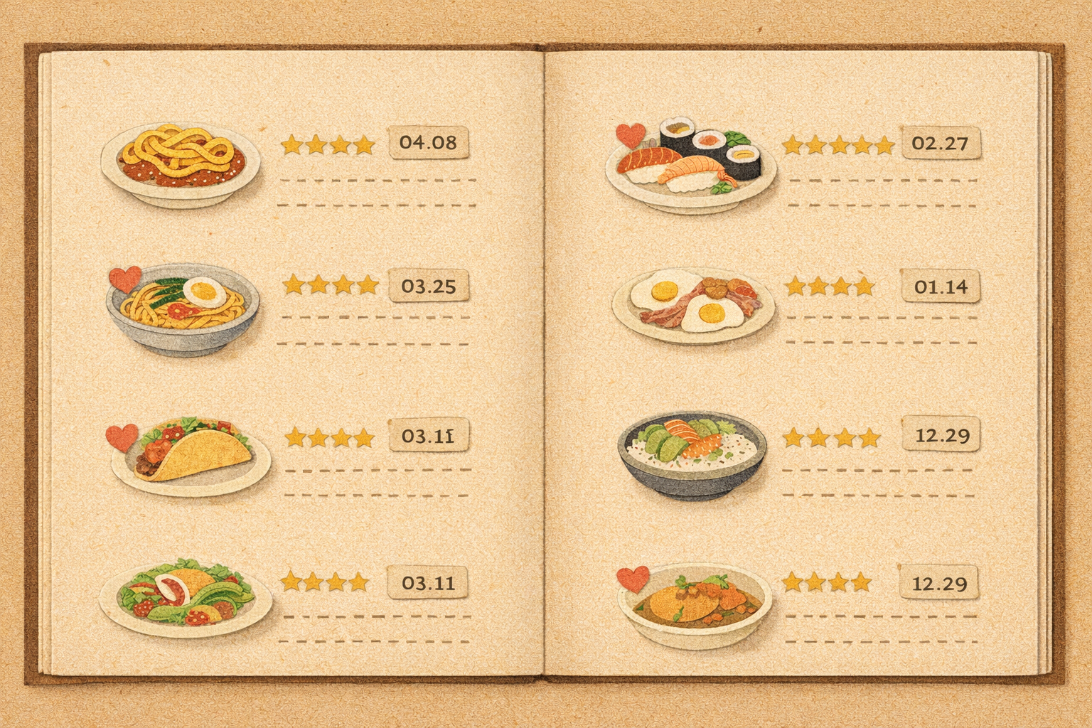 A Memory for Every Meal