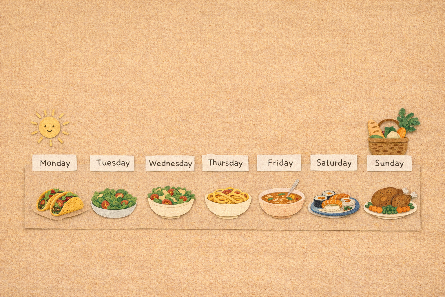 A Week of Dinners in a Minute